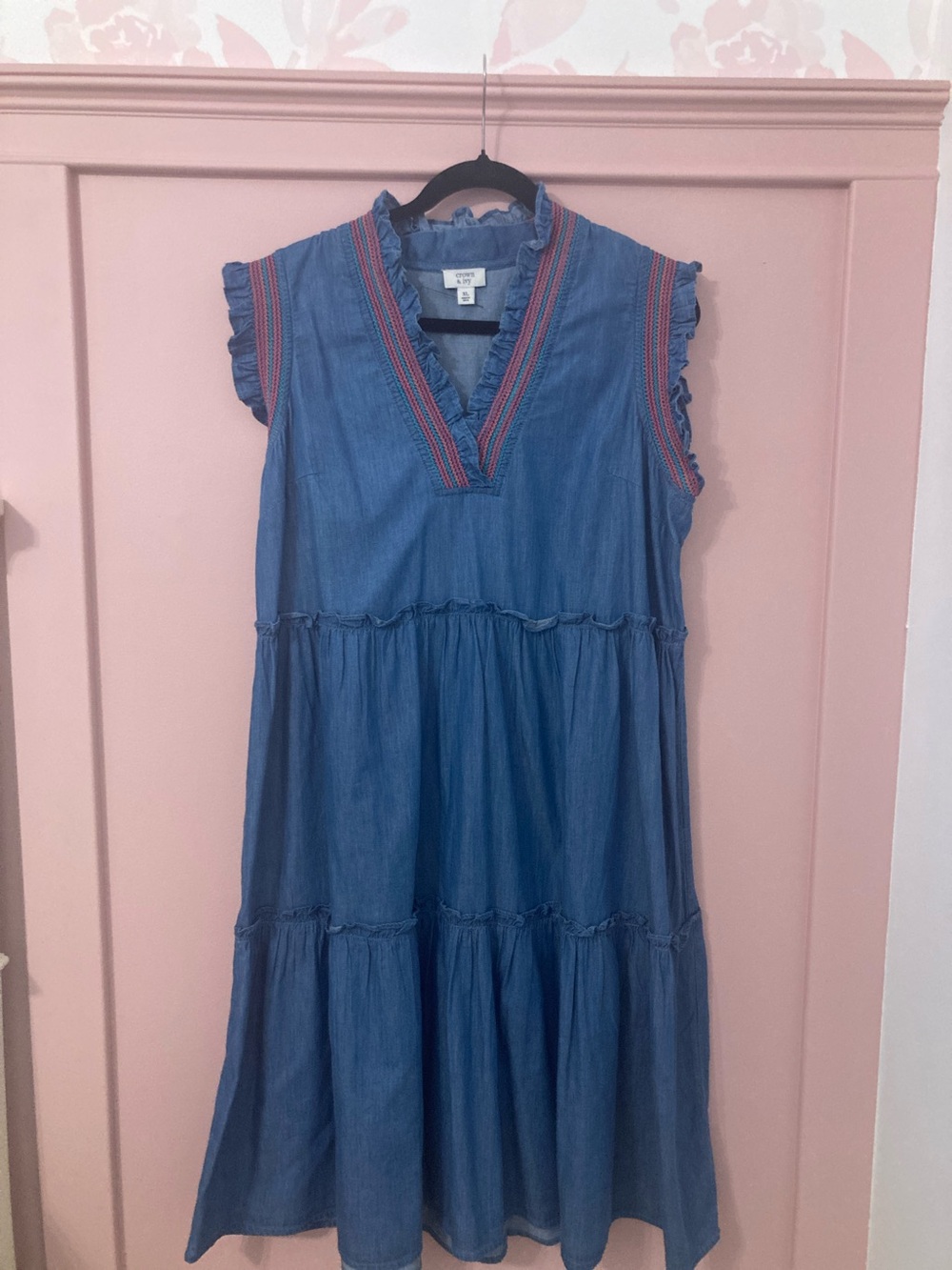 Crown & Ivy Smocked Tiered Dress